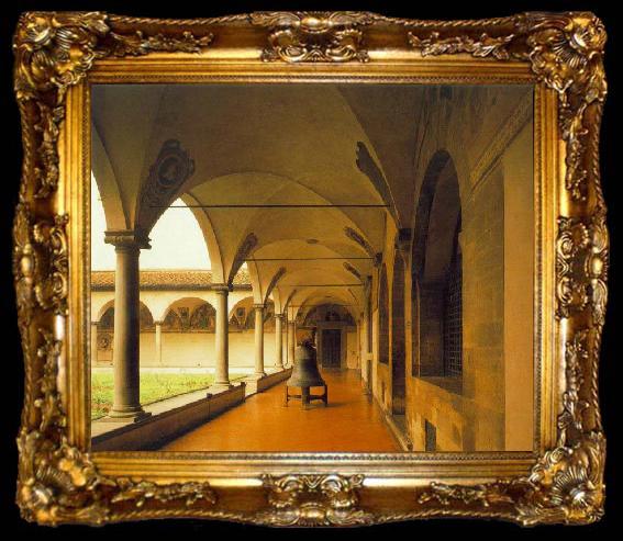 framed  Fra Angelico View of the Convent of San Marco, ta009-2